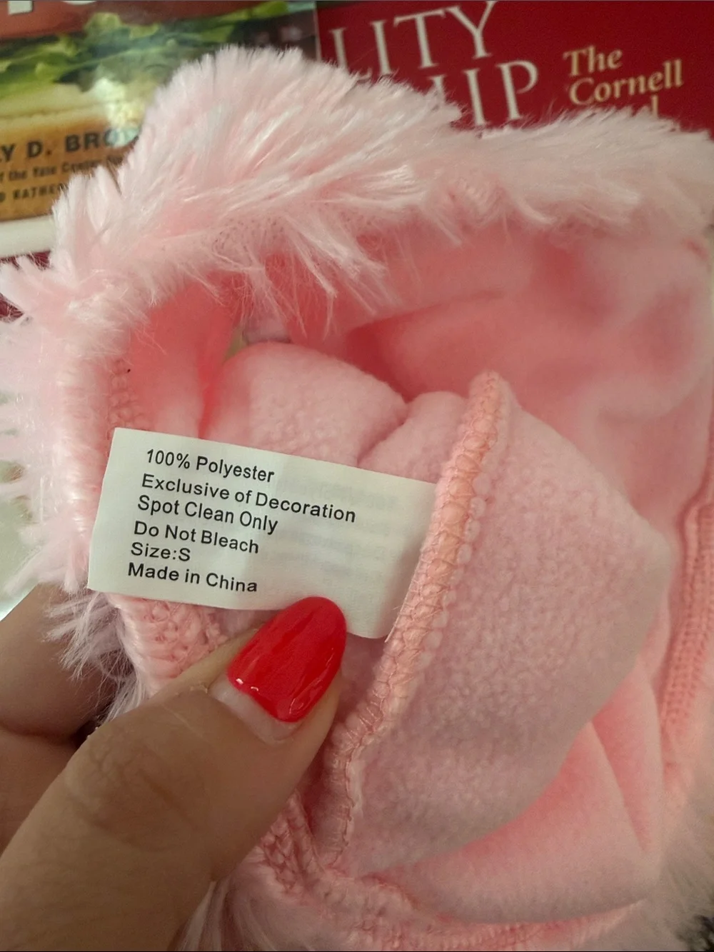 Pup Crew Pink Unicorn Plush Dog Vest with Rainbow Mane
